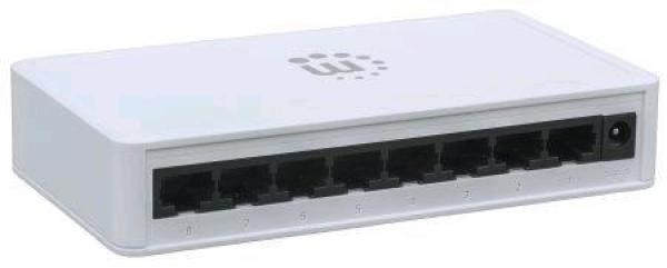 MANHATTAN Switch 8-port 10/ 100/ 1000Mbps,  desktop,  plast,  bílý4