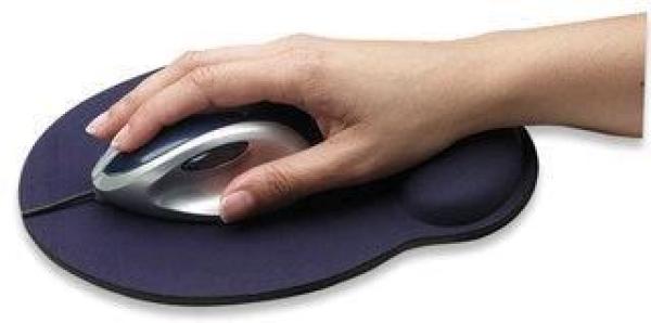 MANHATTAN MousePad,  gélová podložka,  modrá/ modrá