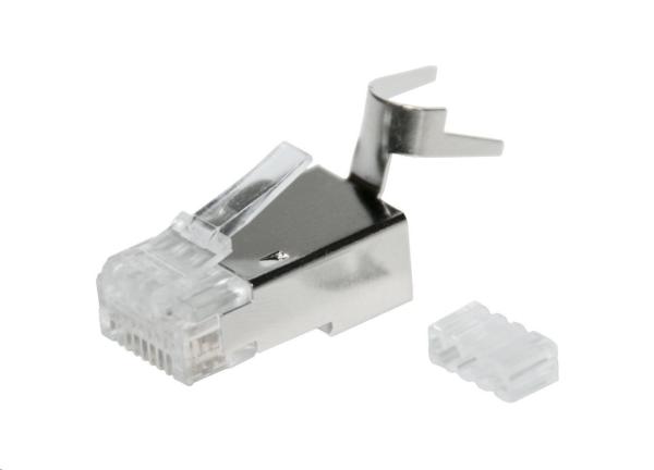 Solarix RJ45 konektor CAT6A STP 8p8c tienený KRJS45/ 6ASLD (predaj po 10 ks)