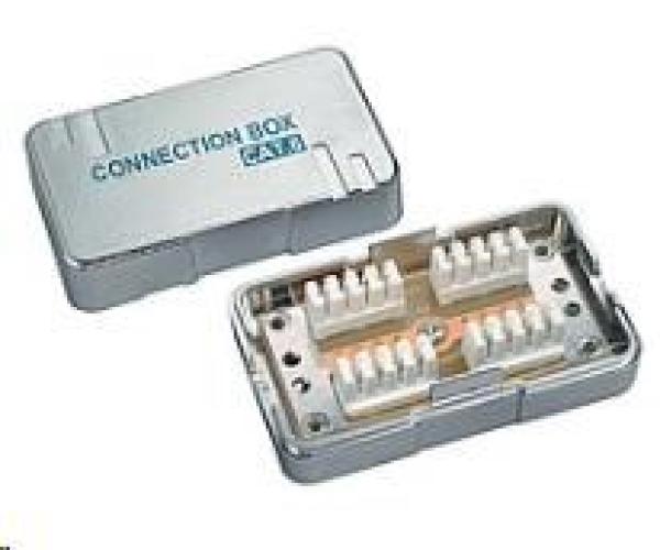 Solarix Pripojovací box CAT6 STP 8p8c LSA+/ Krone KRJS45-VEB6
