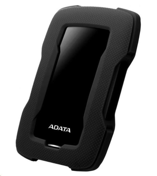 Externý pevný disk ADATA 4TB 2, 5" USB 3.1 HD330,  BLACK COLOR BOX,  čierna (guma,  odolná voči nárazom)
