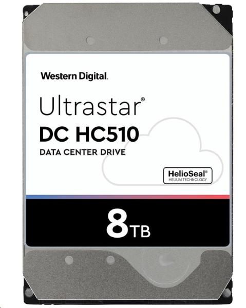 Western Digital Ultrastar® HDD 8TB (HUH721008ALN601) DC HC510 3.5in 26.1MM 256MB 7200RPM SATA 4KN SED