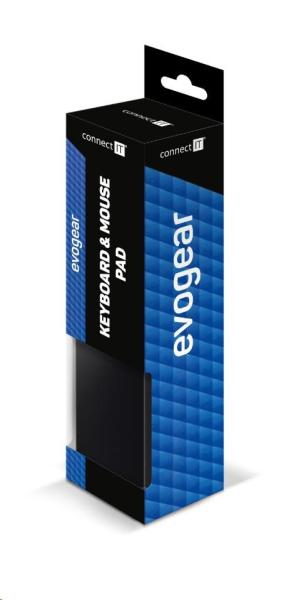 CONNECT IT EVOGEAR podložka pod klávesnicu a myš, veľká1