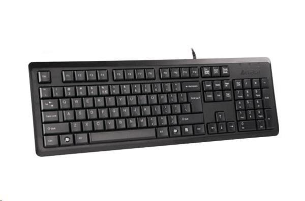 A4tech KR-92,  klávesnice,  CZ/ US,  USB,  černá2