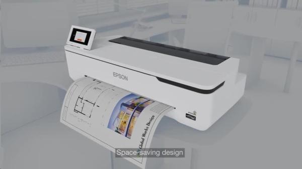 Atrament do tlačiarne EPSON SureColor SC-T5100N,  4 farby,  A0,  2400x1200 dpi,  USB 3.0,  LAN,  WIFI,  Ethernet, 2