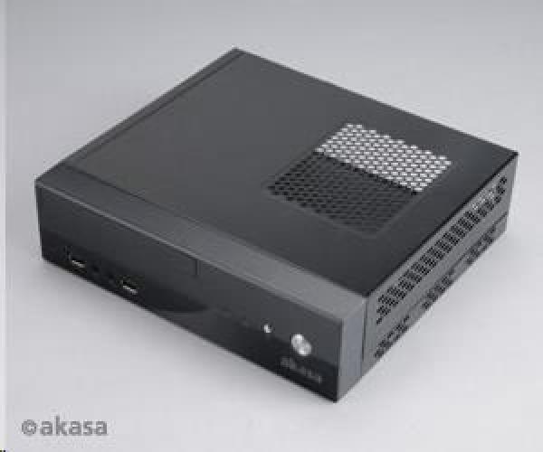 AKASA case Crypto VESA, MiniITX, čierna + 80W AC adaptér1