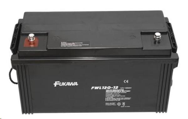 Batéria - FUKAWA FWL 120-12 (12V/ 120Ah - M8),  životnosť 10 rokov