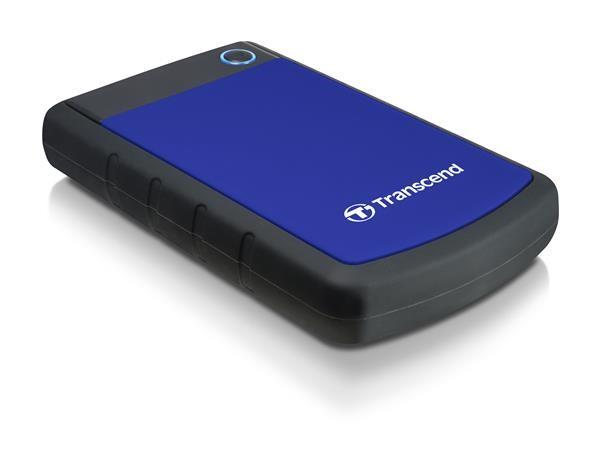 Externý pevný disk TRANSCEND 2, 5" USB 3.1 StoreJet 25H3B,  1 TB,  modrý (odolný voči nárazom)