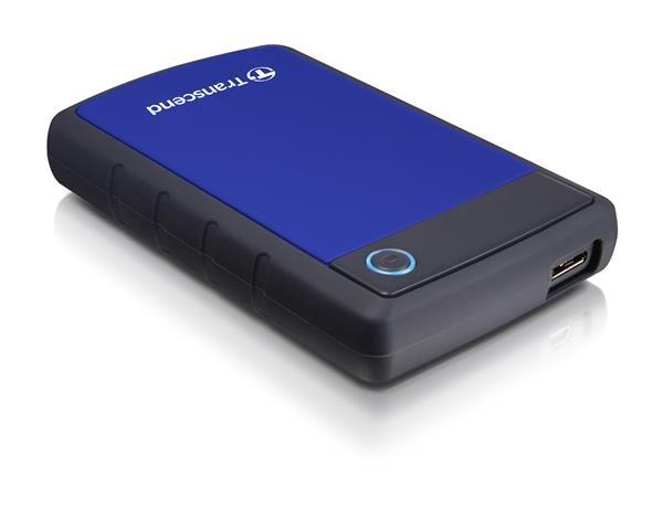 Externý pevný disk TRANSCEND 2,5" USB 3.1 StoreJet 25H3B, 1 TB, modrý (odolný voči nárazom)1