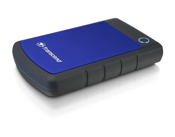 Externý pevný disk TRANSCEND 2, 5" USB 3.1 StoreJet 25H3B,  1 TB,  modrý (odolný voči nárazom)2