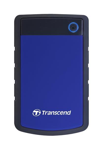 Externý pevný disk TRANSCEND 2,5" USB 3.1 StoreJet 25H3B, 1 TB, modrý (odolný voči nárazom)3