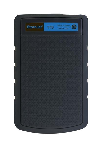Externý pevný disk TRANSCEND 2, 5" USB 3.1 StoreJet 25H3B,  1 TB,  modrý (odolný voči nárazom)4