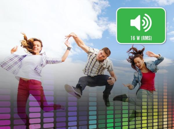 Orava PEGASUS 1 reproduktor,  22.5 W,  subwoofer,  WiFi,  Bluetooth,  AUX vstup,  Multiroom systém,  černá5