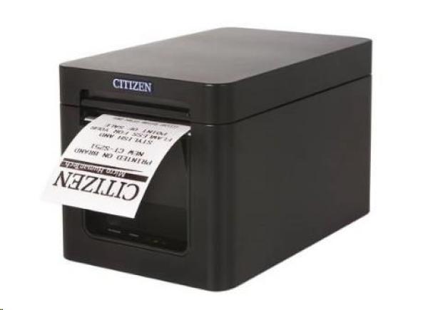 Občianska pokladničná termálna tlačiareň CT-E351 s rezačkou,  LAN,  USB,  čierna