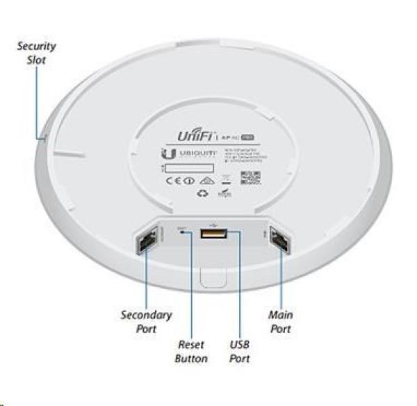 UBNT UniFi AP AC PRO,  vrátane PoE adaptéra [vnútorný/ vonkajší AP,  dual-b 2.4+5GHz (450+1300Mbps),  MIMO,  802.11a/ b/ g/ n/ a1