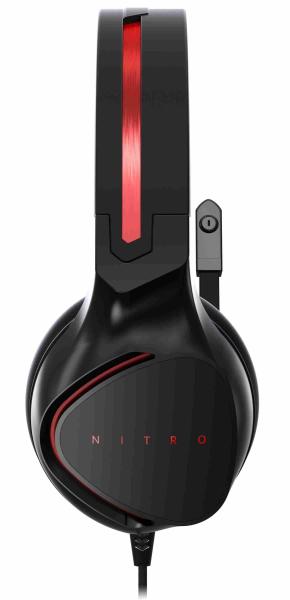 ACER NITRO GAMING HEADSET - 3, 5mm jack connector,  50mm speakers,  impedance 21 Ohm,  Microphone,  (Retail pack)0