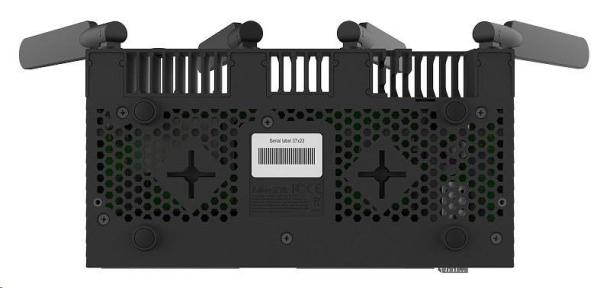MikroTik RouterBOARDRB RB4011iGS+5HacQ2HnD-IN, štvorjadrový 1.4GHz CPU,1GB RAM,10xLAN,1x SFP+, Wi-Fi 2.4+5GHz (2033Mbps0