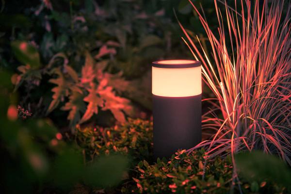 PHILIPS Calla Venkovní stojan, Hue White and color ambiance, 230V, 1x8W integr.LED, Chrom matný, rozšíření (1742030P7)5