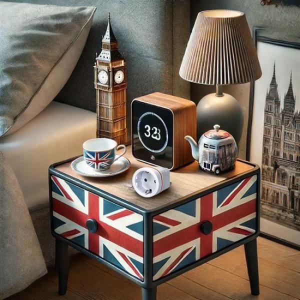 Solight cestovní adaptér pro použití ve Velké Británii,  typ G1