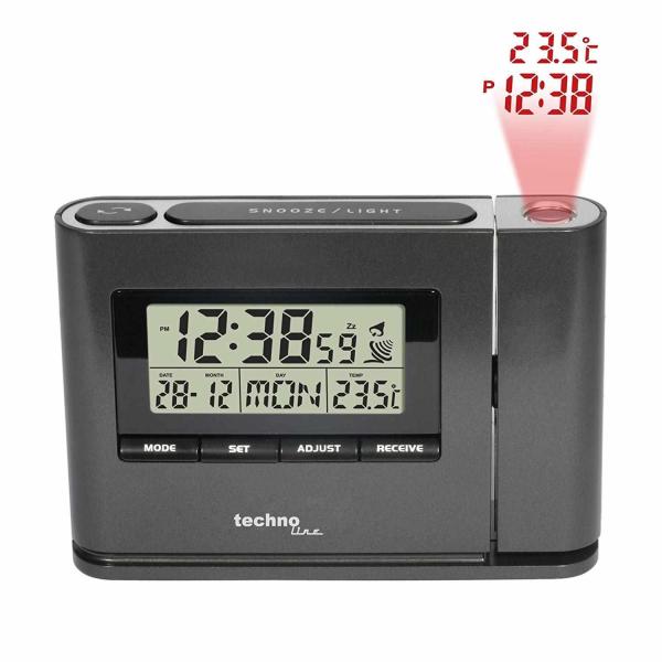 TechnoLine WT 519 - digitální budík s projekcí času a vnitřní teploty2