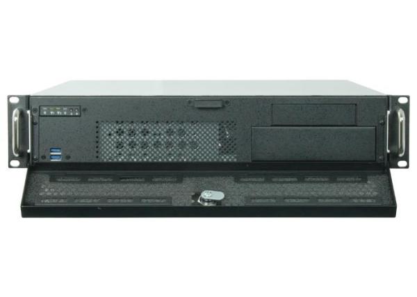 CHIEFTEC Rackmount 2U UNC-210,  mATX,  polovičná výška slotov PCI,  čierna,  bez zdroja napájania