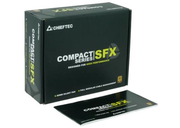 Napájací zdroj CHIEFTEC SFX CSN-550C 550W,  80+ Gold,  plný rozsah,  správa káblov3