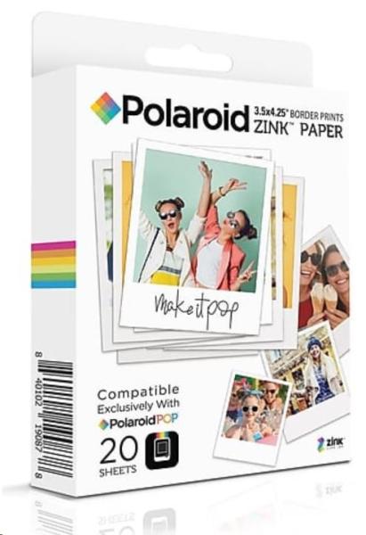 Médiá Polaroid Instant Zink 3,5X4,25 Pop 20 Pack