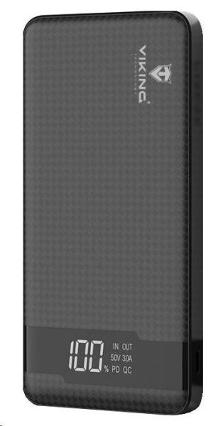 VIKING POWER BANK PN-962PD QC3.0 20000mAh, QUICK CHARGE 3.0, Čierna