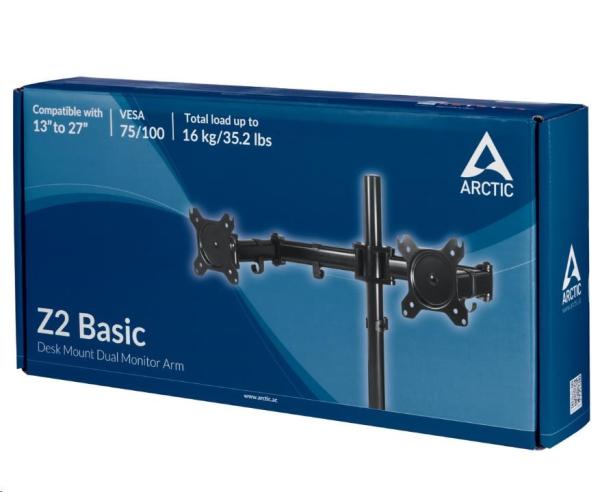 Držiak ARCTIC pre 2 monitory Z2 Basic4