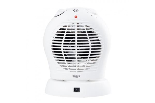 Orava VL-201 A horkovzdušný ventilátor,  1000-2000 W,  přepínač výkonu,  15-20 m2,  2 úrovně výkonu,  bílá