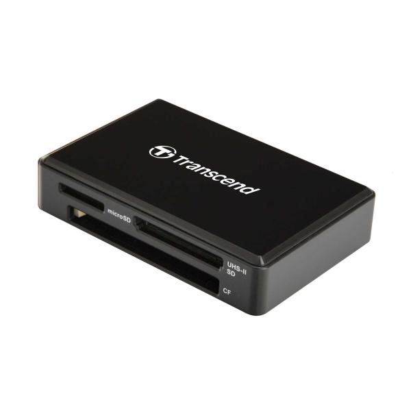TRANSCEND Gen1 All-in-1 UHS-II Multi Card Reader RDF9K2,  USB 3.1,  čierna1