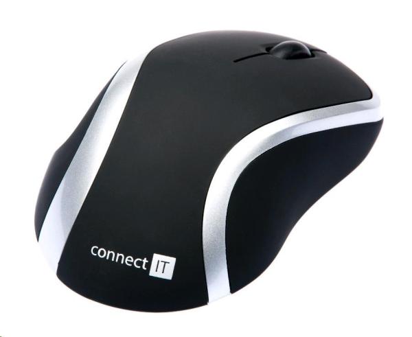 CONNECT IT Bezdrôtová laserová myš WM2200 čierno-strieborná0