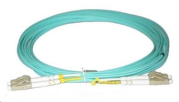 Duplexní patch kabel MM 50/ 125,  OM3,  LC-LC,  LS0H,  3m