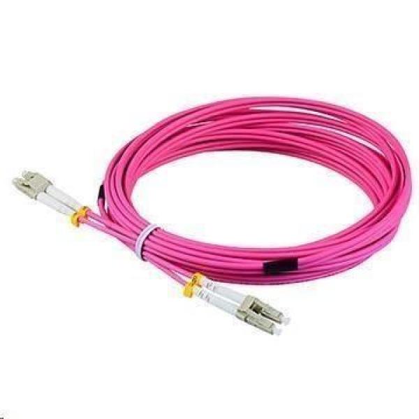 Duplexní patch kabel MM 50/ 125,  OM4,  LC-LC,  LS0H,  10m