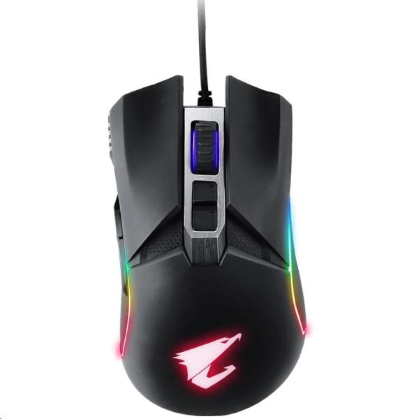 Herná myš GIGABYTE AORUS M5,  USB,  optická,  až 16000 DPI