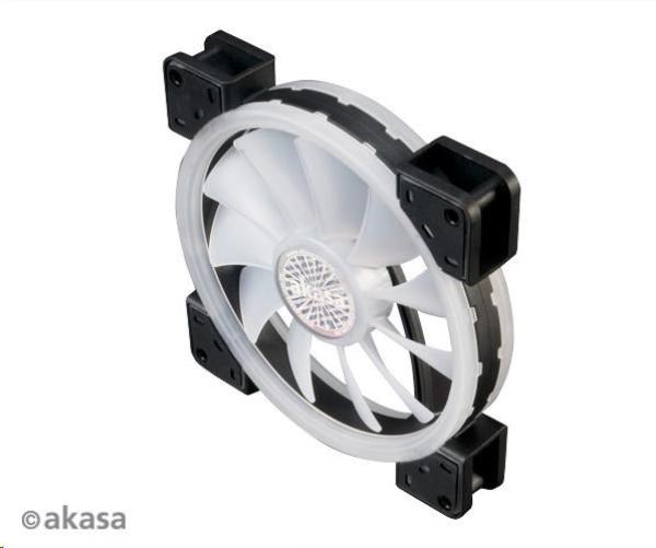 AKASA ventilátor Vegas TL,  140x140x25mm,  obojstranný,  RGBW 12V