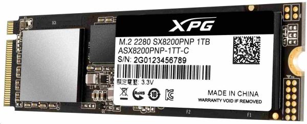 ADATA SSD 1TB XPG SX8200 Pro PCIe Gen3x4 M.2 2280 (R:3500/ W:3000 MB/ s)