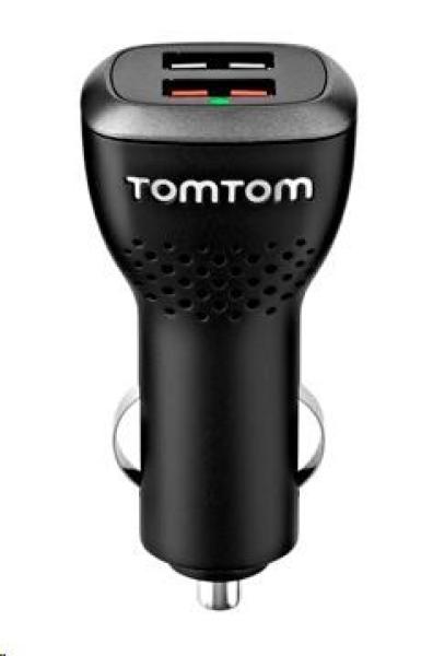 TomTom vysokorychlostní duální nabíječka do auta (2x USB)