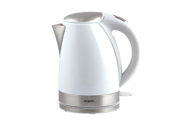 Orava VK-3217 W rychlovarná konvice, 2000 W, 1.7 l, automatické vypnutí, bílá