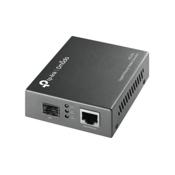 TP-Link OMADA MC220L media konvertor v.5.20 (P/ N:1706502107) (1xGbE,  1xSFP,  MM/ SM,  550nm/ 1310nm,  550m/ 20km)