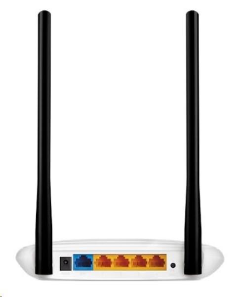 TP-Link TL-WR841N WiFi4 router (N300,  2, 4GHz,  4x100Mb/ s LAN,  1x100Mb/ s WAN)0