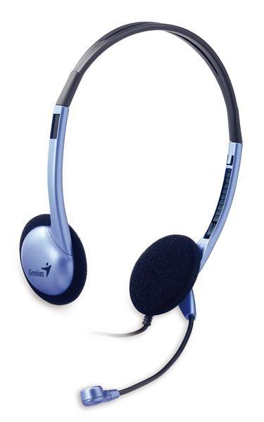 GENIUS sluchátka s mikrofonem HS-02B,  3.5mm jack1