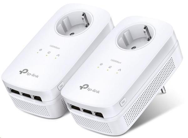TP-Link TL-PA8030PKIT průchozí powerline set (AV1300, 3xGbE,  HomePlug AV2)