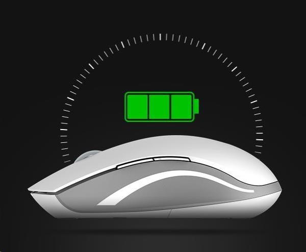 Myš RAPOO 7200M Multi-mode wireless,  biela2