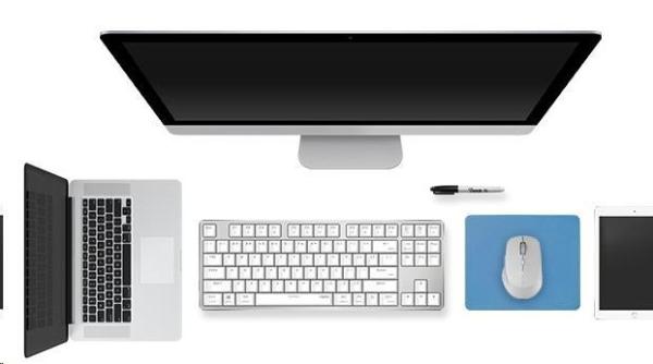 Myš RAPOO 7200M Multi-mode wireless,  biela0