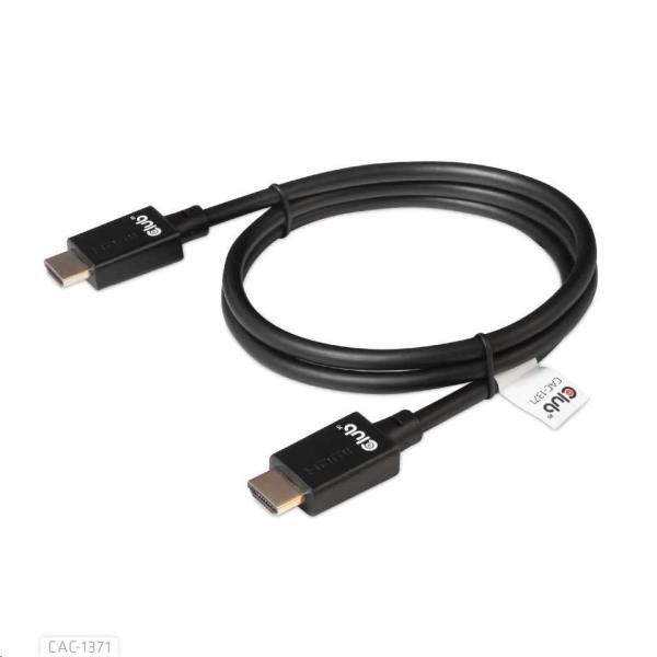 Club3D Kabel Ultra Rychlý HDMI™ Certifikovaný 4K 8K60Hz 48Gbps (M/ M),  1m,  30 AWG8