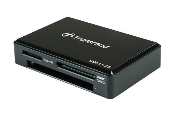 Čítačka kariet TRANSCEND RDC8K2,  USB 3.1 Multifunkčná čítačka kariet Gen1 All-in-1,  typ C