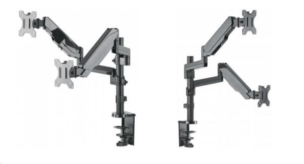 Stolný držiak LCD/TV MANHATTAN, kĺbový, dve pohyblivé ramená (17"-32")
