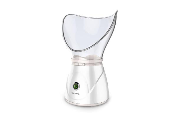 Orava FI-120 A sauna na obličej,  130 W,  uvolňuje svaly,  uvolňuje nosní a čelní dutiny,  zmírňuje bolest,  bílá