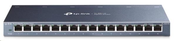 TP-Link switch TL-SG116 (16xGbE,  fanless)